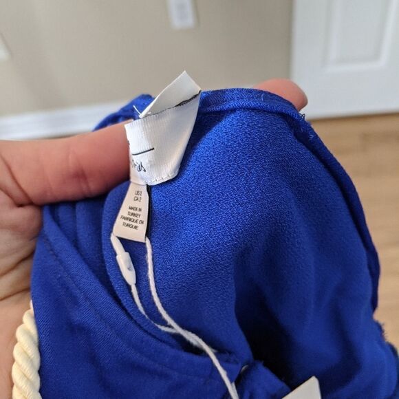 𝅺🆕 & Other stories royal blue nautical midi length dress - Picture 11 of 13